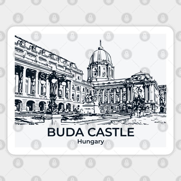 Buda Castle - Hungary Magnet by Lakeric